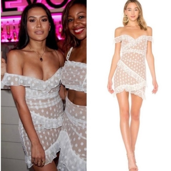 MAJORELLE Dresses & Skirts - Majorelle Bandit White Lace Dress in XL